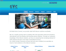 Tablet Screenshot of globalvoiceconnect.com